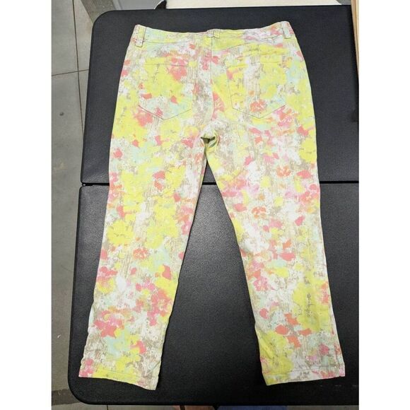 Style & Co. Jeans Slim Leg Pink Camo Tie Dye Women's 6 - Picture 6 of 8